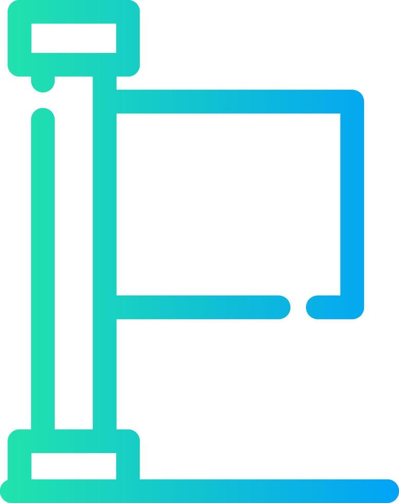Flag Creative Icon Design vector