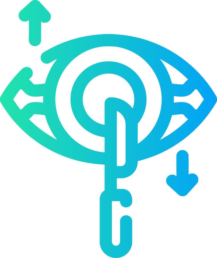 Eye Surgery Creative Icon Design vector