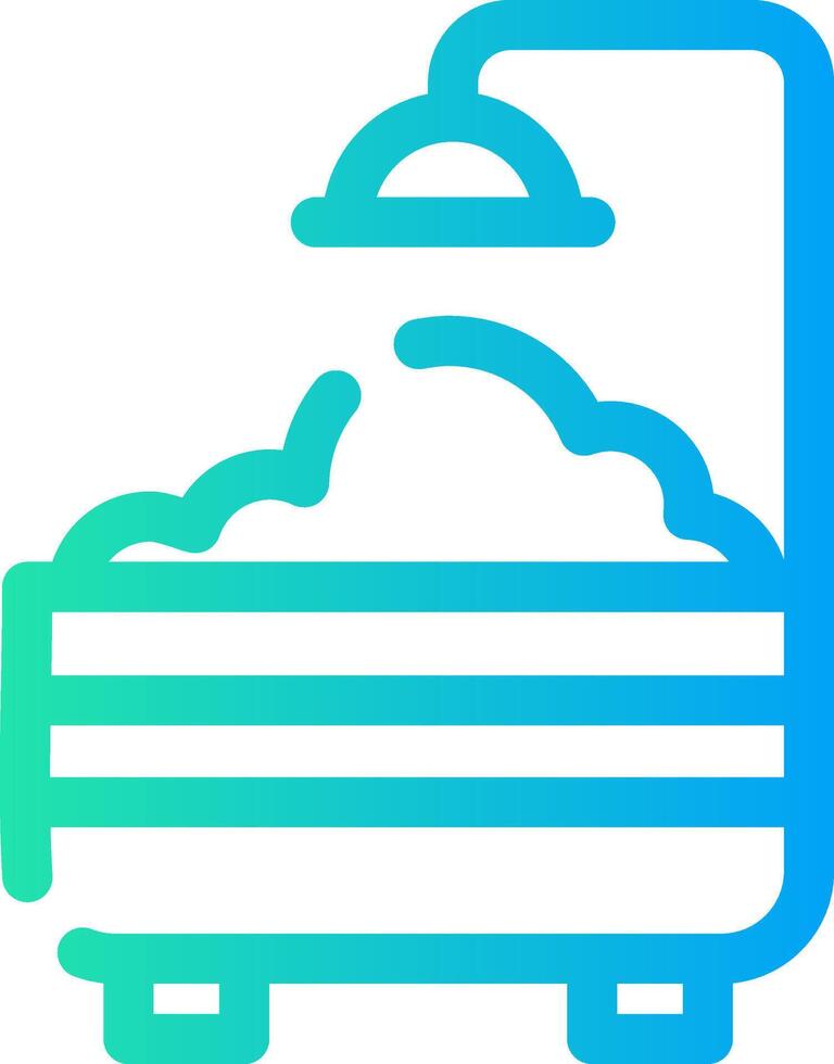 Bathtub Creative Icon Design vector