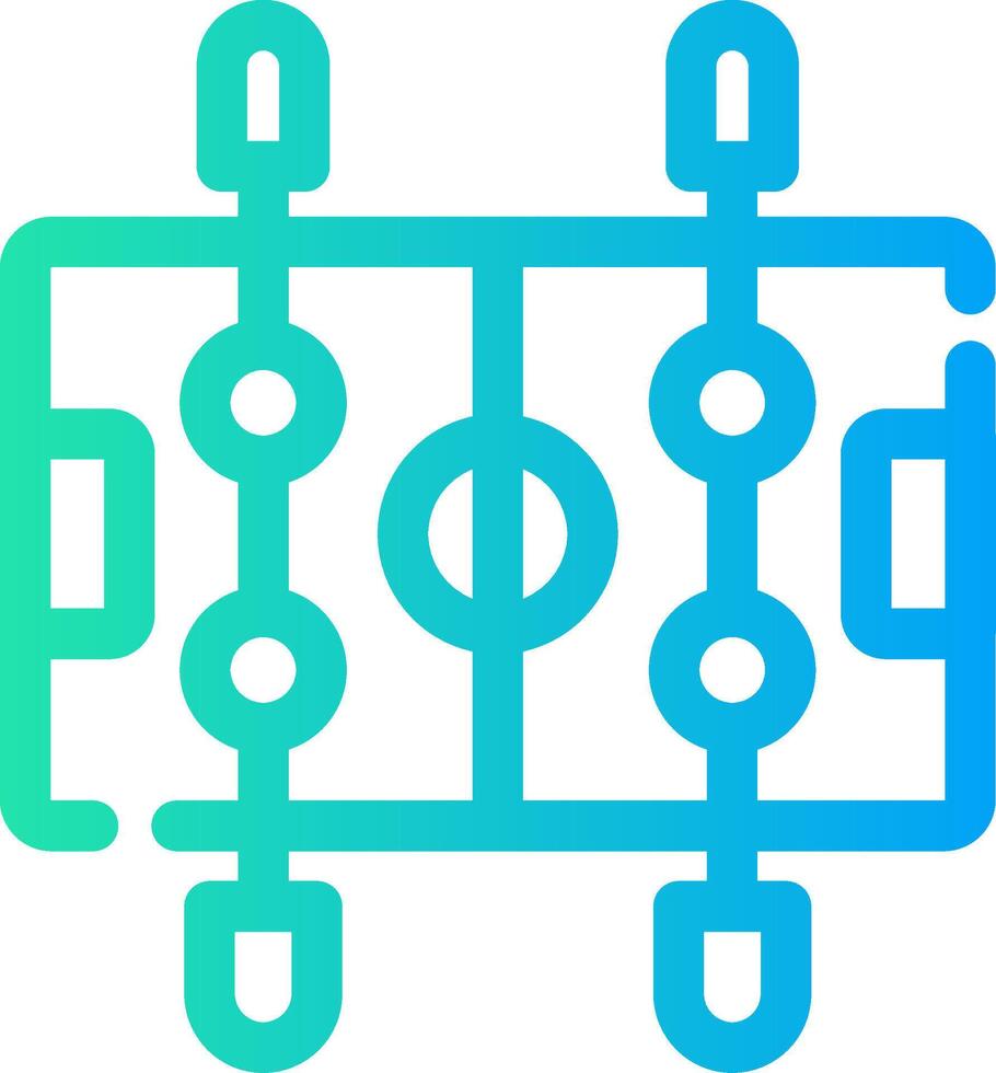 Line Different Gradient Design vector