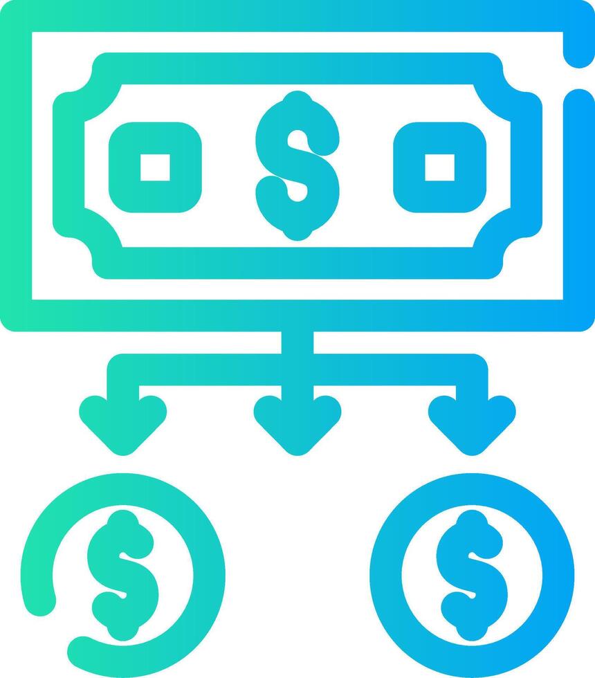 Money Creative Icon Design vector