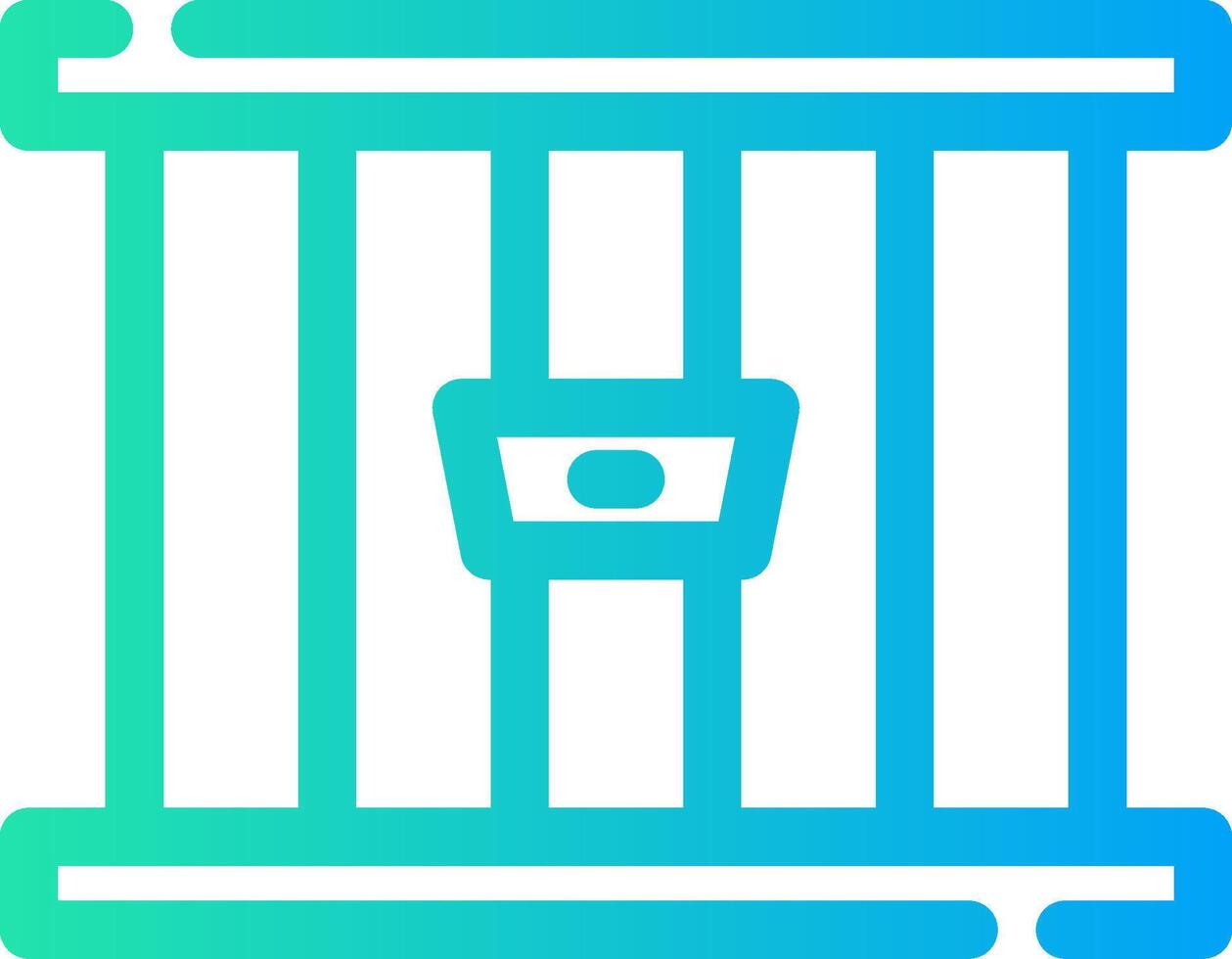 Jail Creative Icon Design vector
