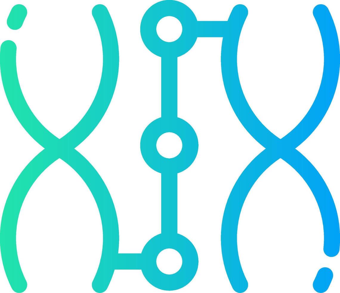 Cloning Creative Icon Design vector