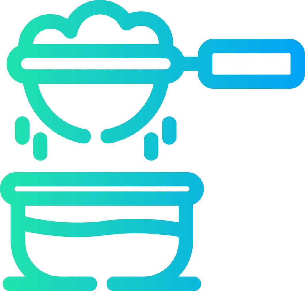 Strainer Creative Icon Design vector