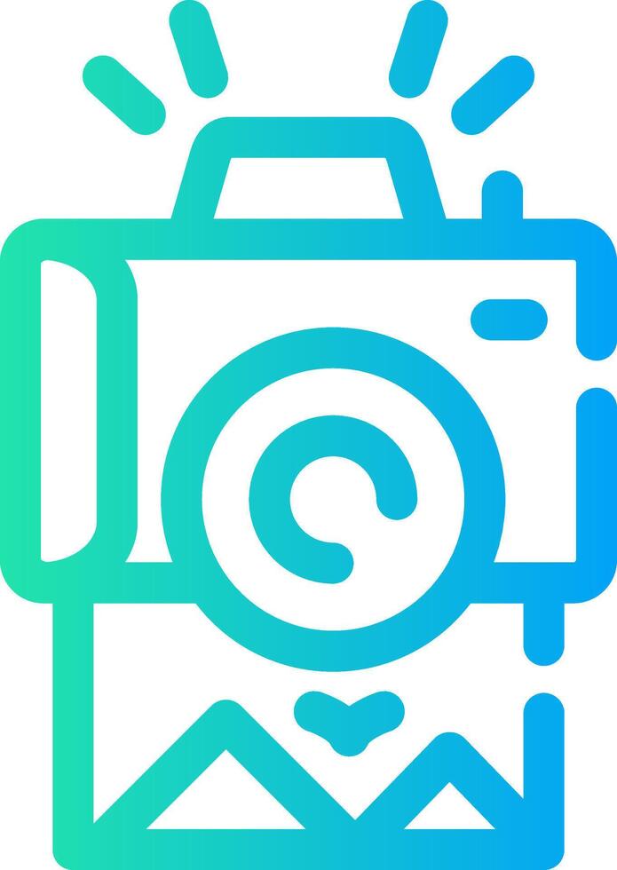 Instant Photos Creative Icon Design vector