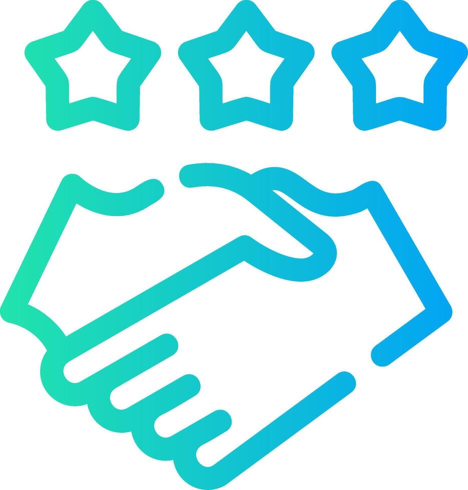 Game Handshake Creative Icon Design vector