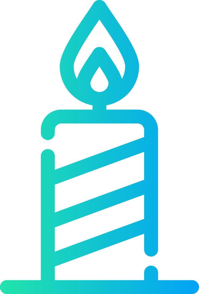 Candle Creative Icon Design vector