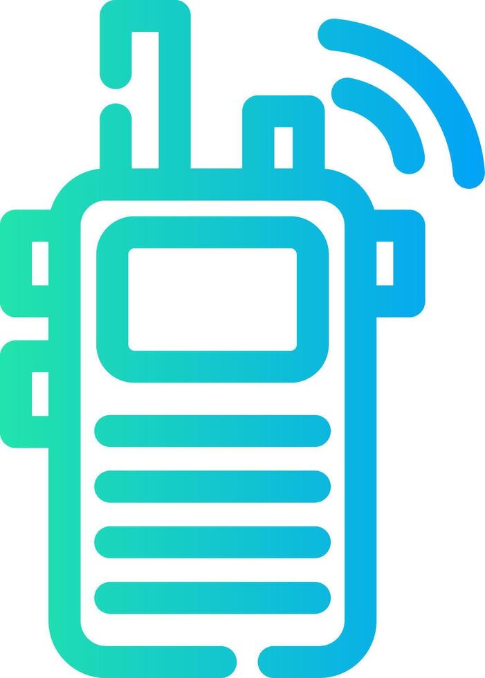 Walkie Talkies Creative Icon Design vector