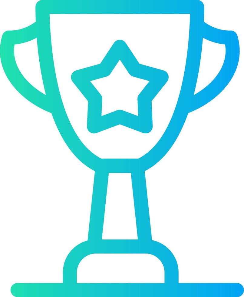 Trophy Creative Icon Design vector