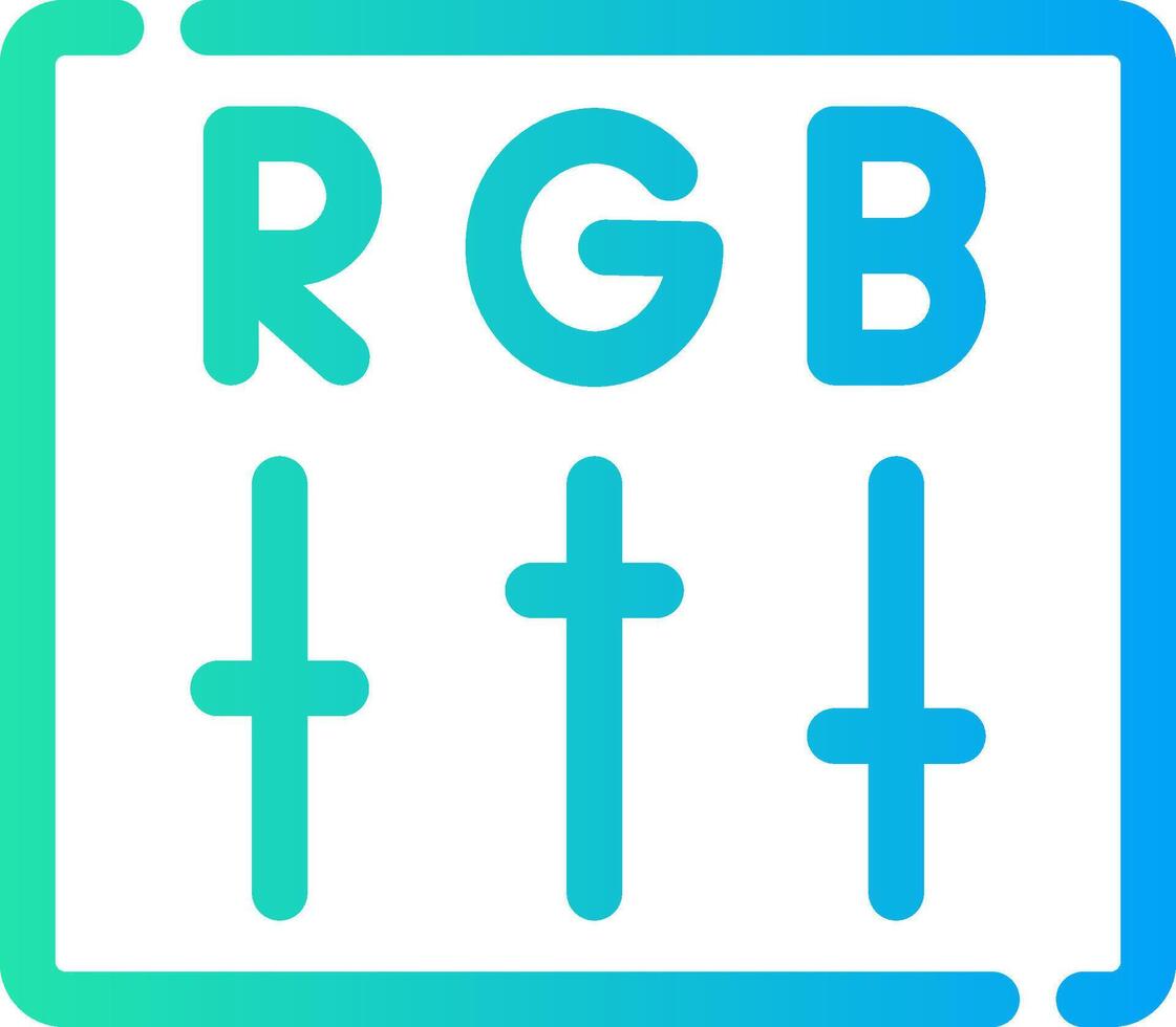 Rgb Creative Icon Design vector