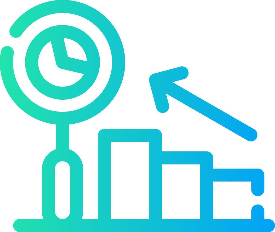 Predictive Analytics Creative Icon Design vector
