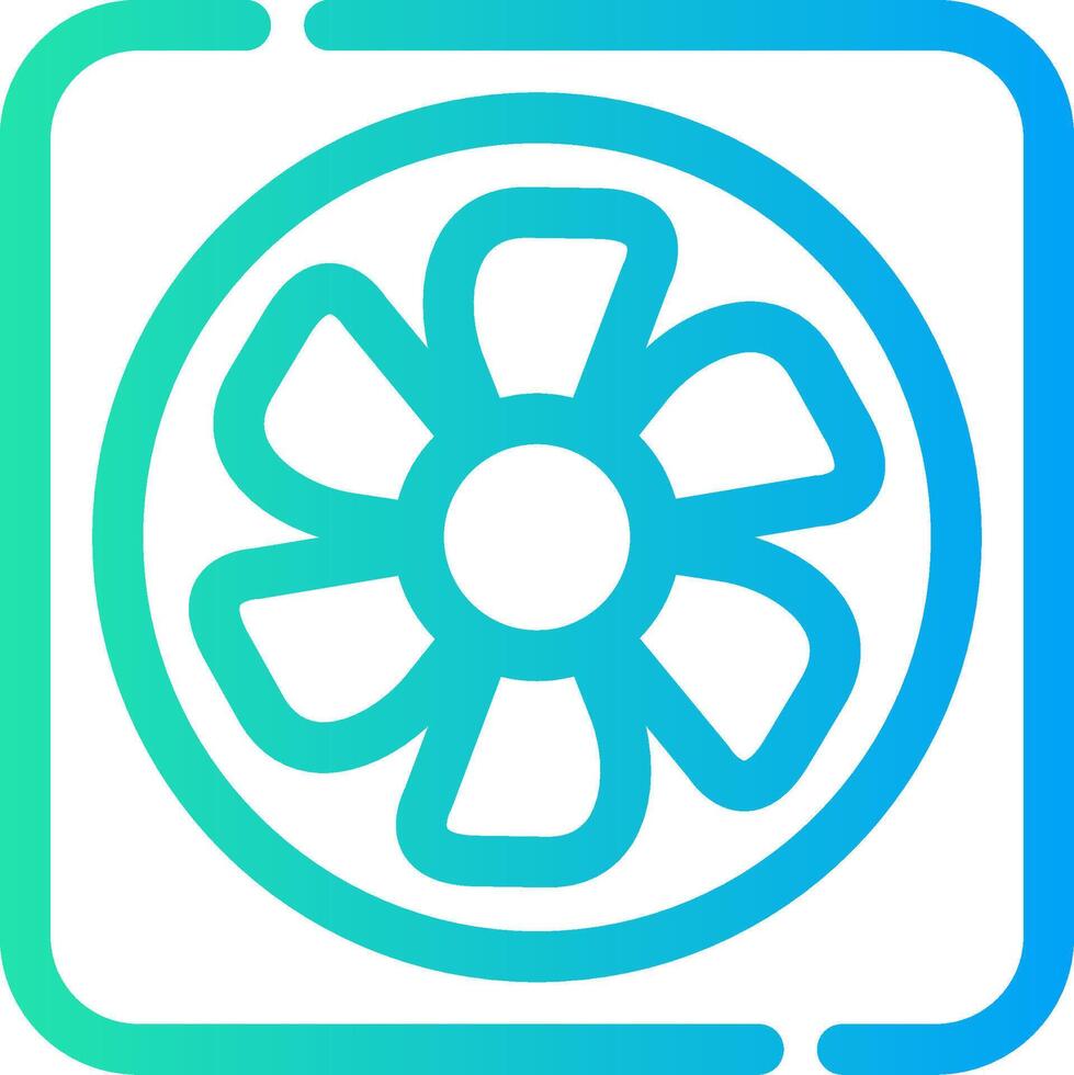 Fan Creative Icon Design vector