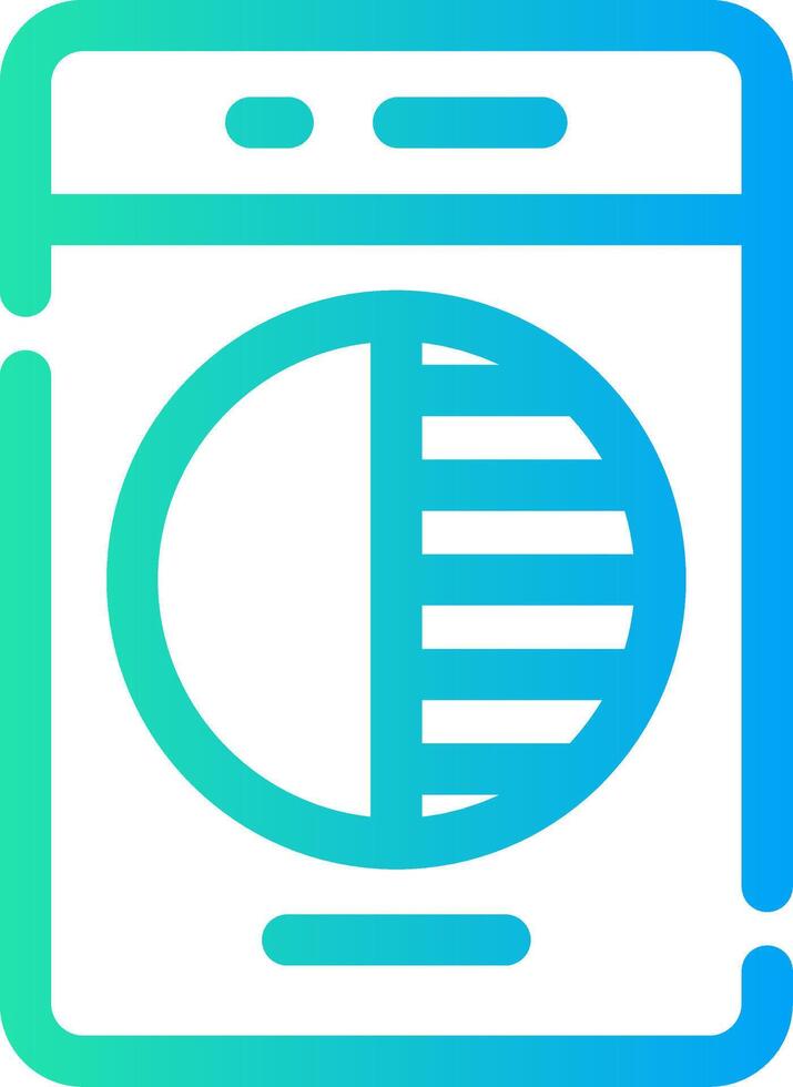 Color Contrast Creative Icon Design vector