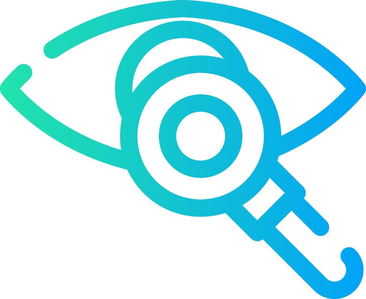 Eye Test Creative Icon Design vector