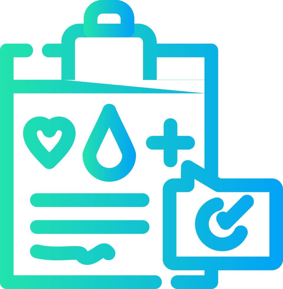 Medical Record Creative Icon Design vector