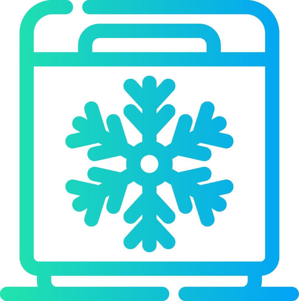 Freezer Creative Icon Design vector
