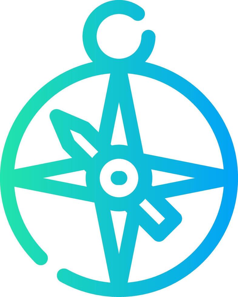 Compass Creative Icon Design vector