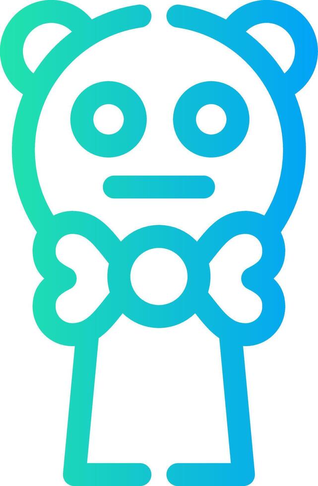 Line Different Gradient Design vector