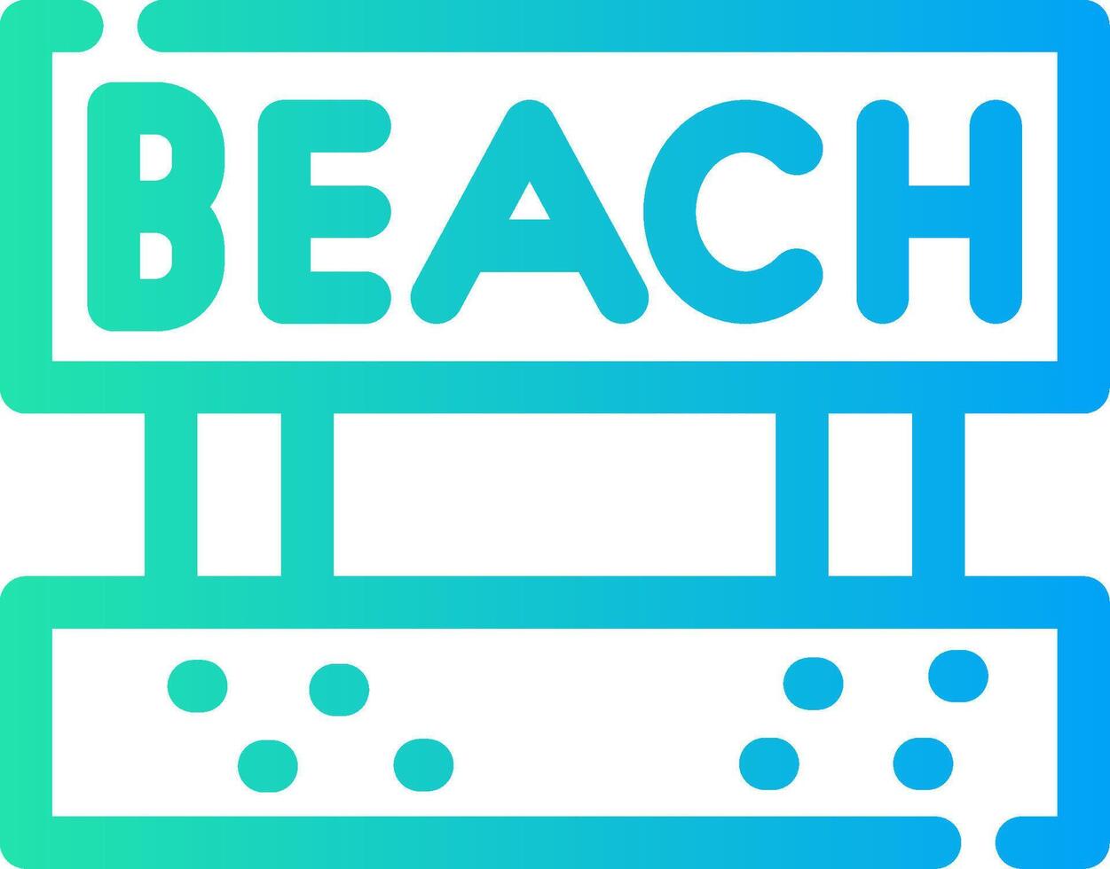 Beach Creative Icon Design vector