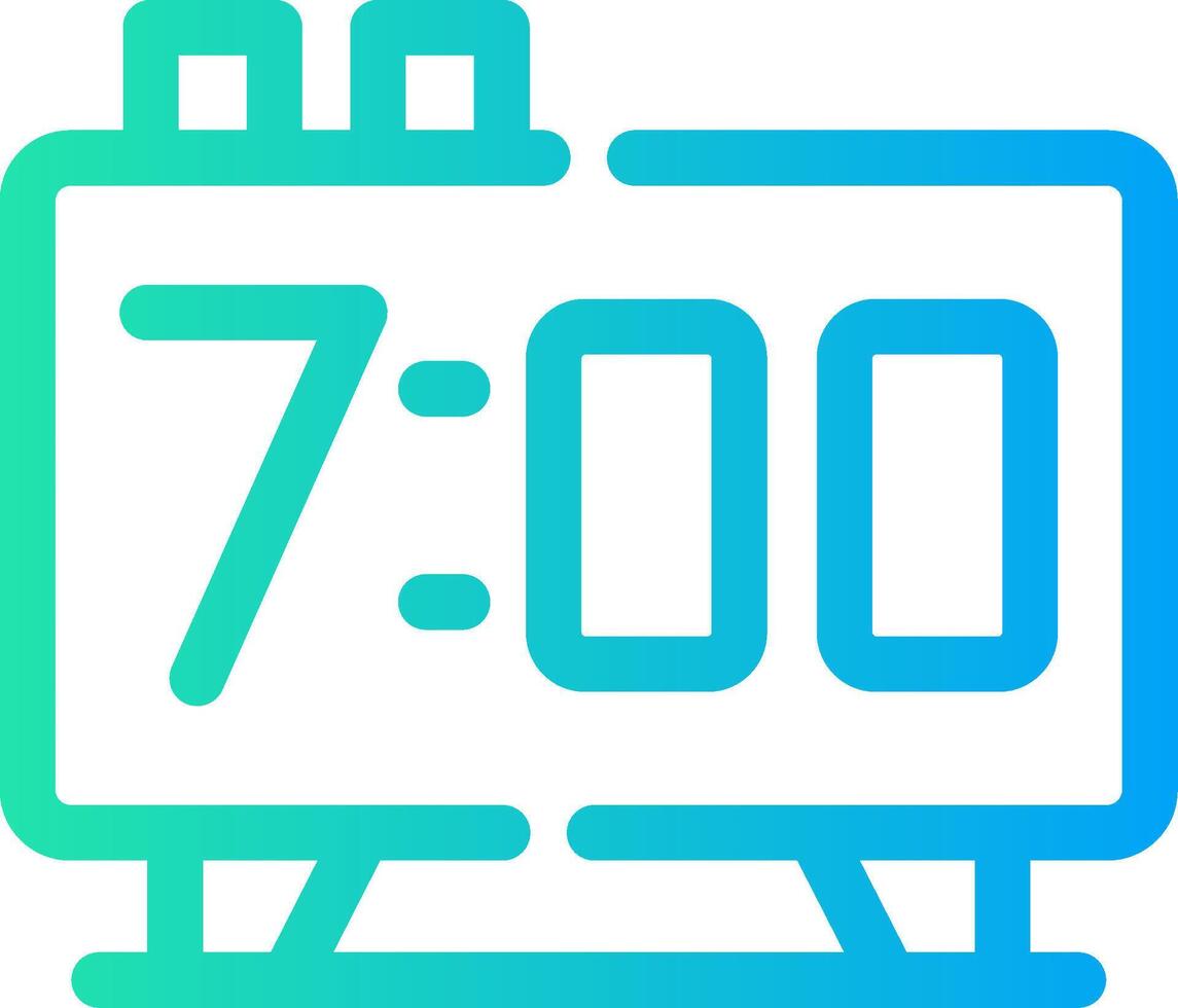 Alarm Clock Creative Icon Design vector