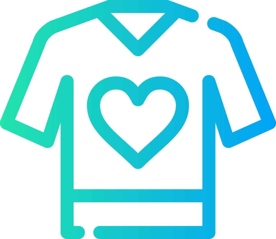 Shirt Creative Icon Design vector