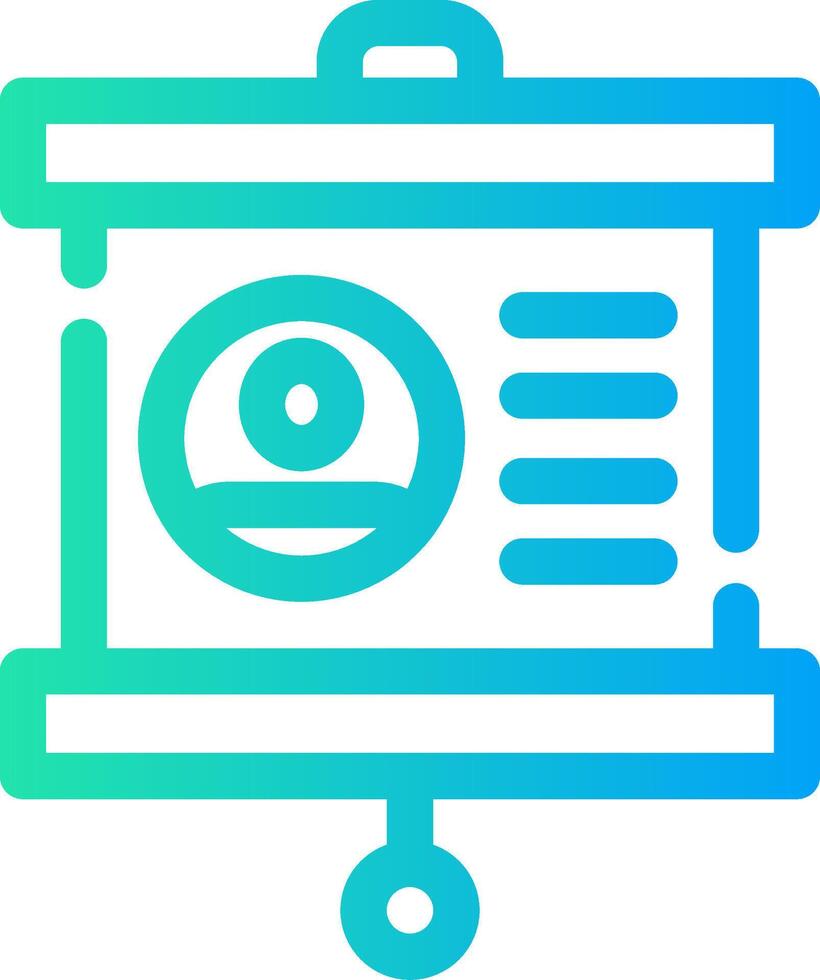 Presentation Creative Icon Design vector