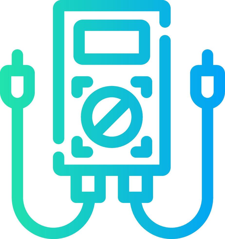 Multimeter Creative Icon Design vector