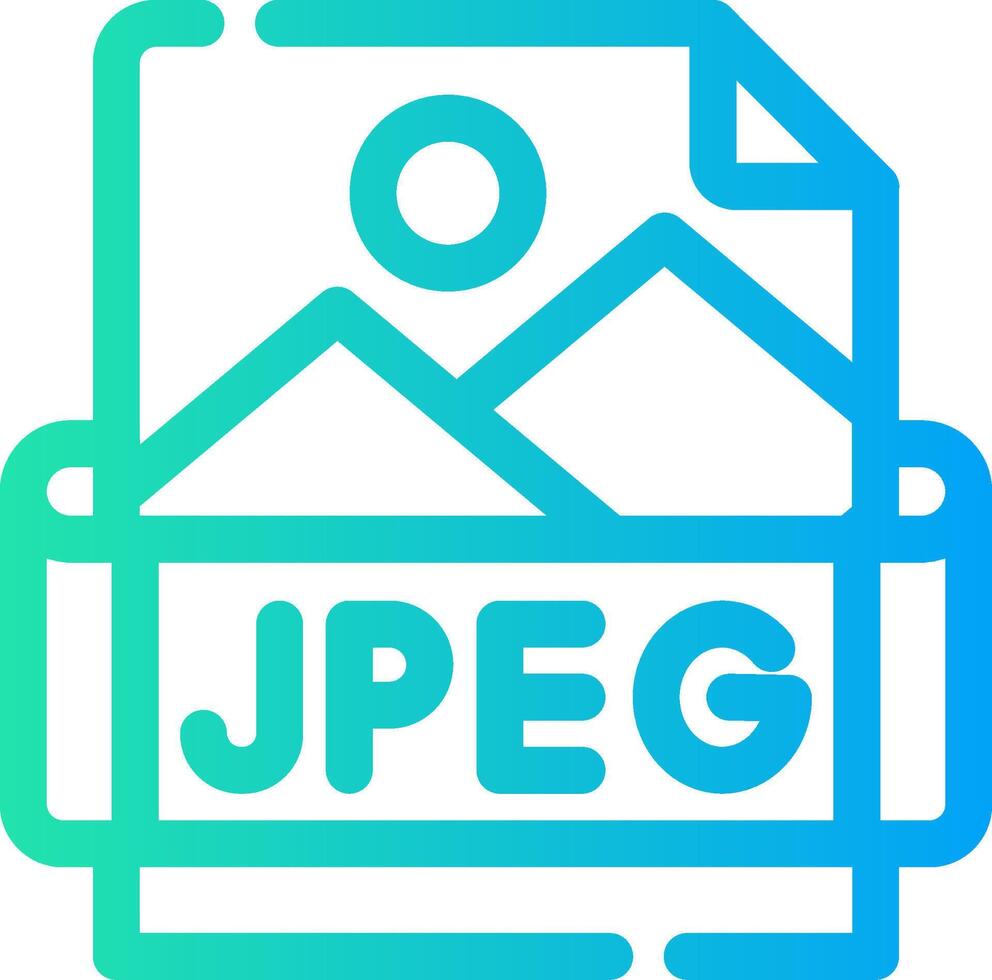 Jpeg Creative Icon Design vector