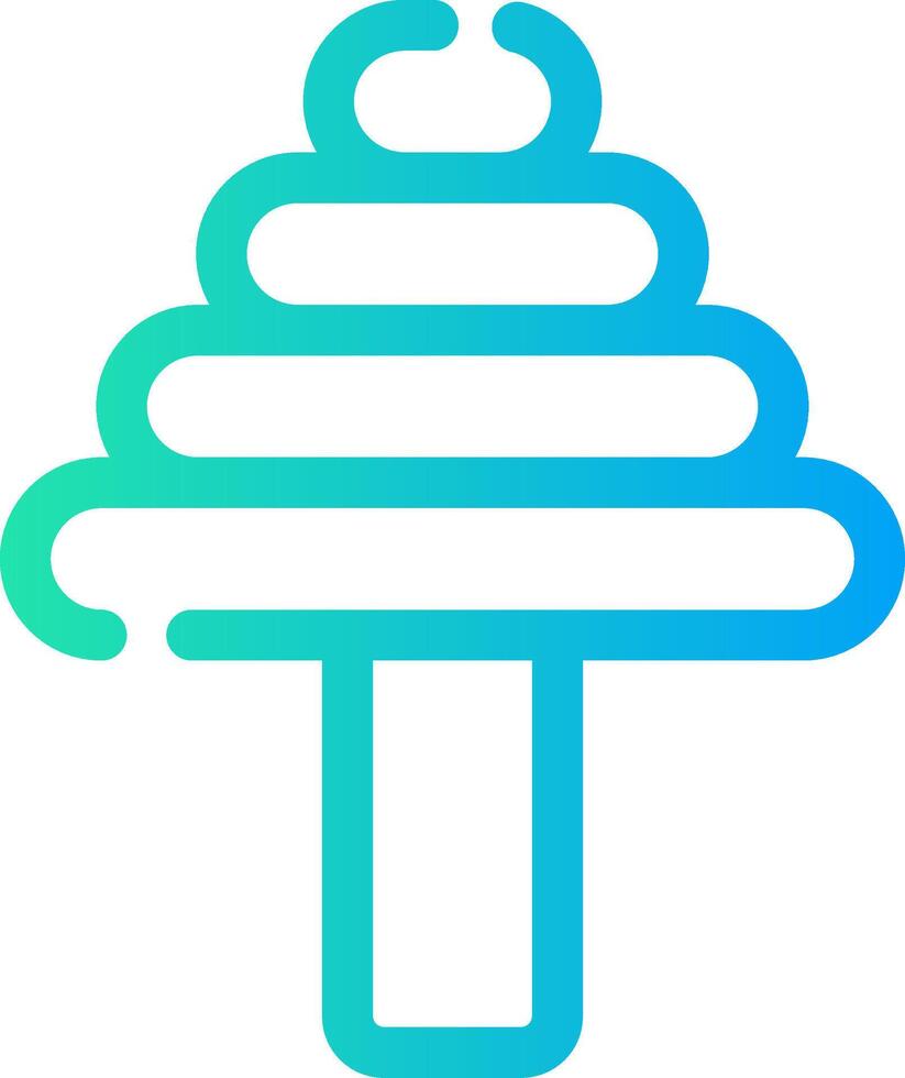 Edge Step Drill Creative Icon Design vector