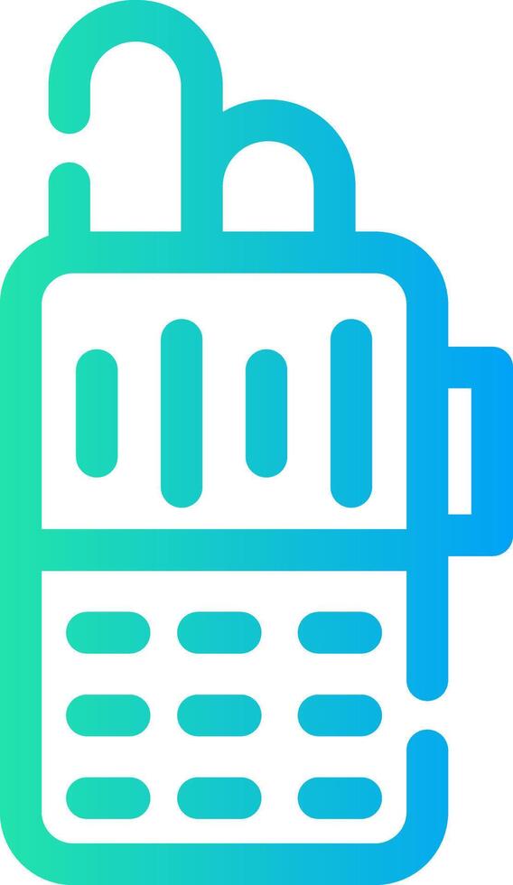 Walkie Talkie Creative Icon Design vector