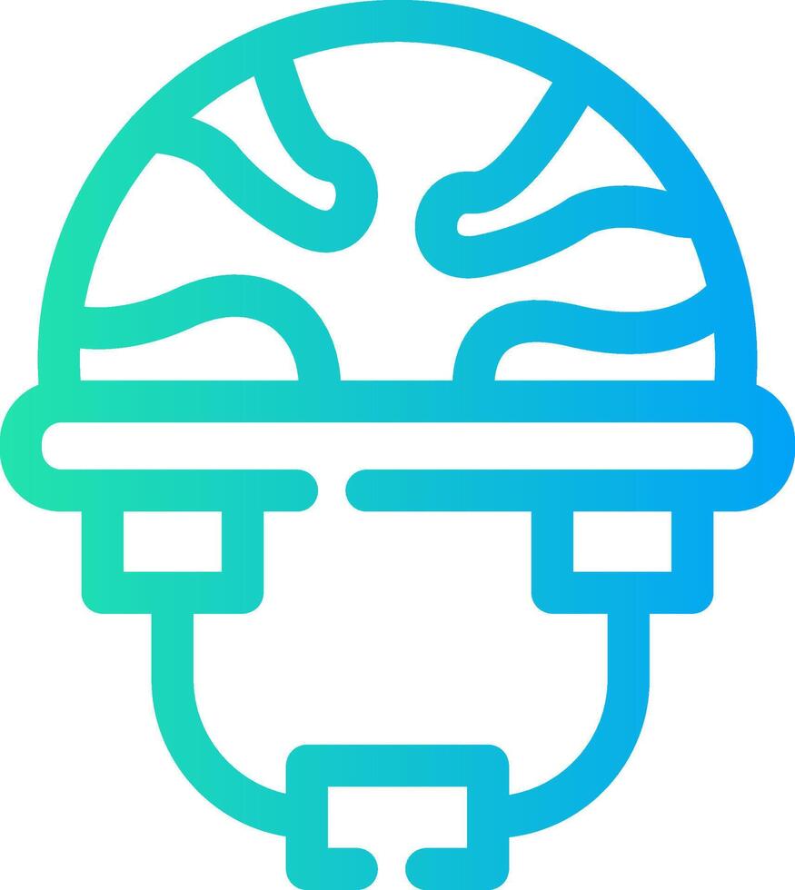 Helmet Creative Icon Design vector