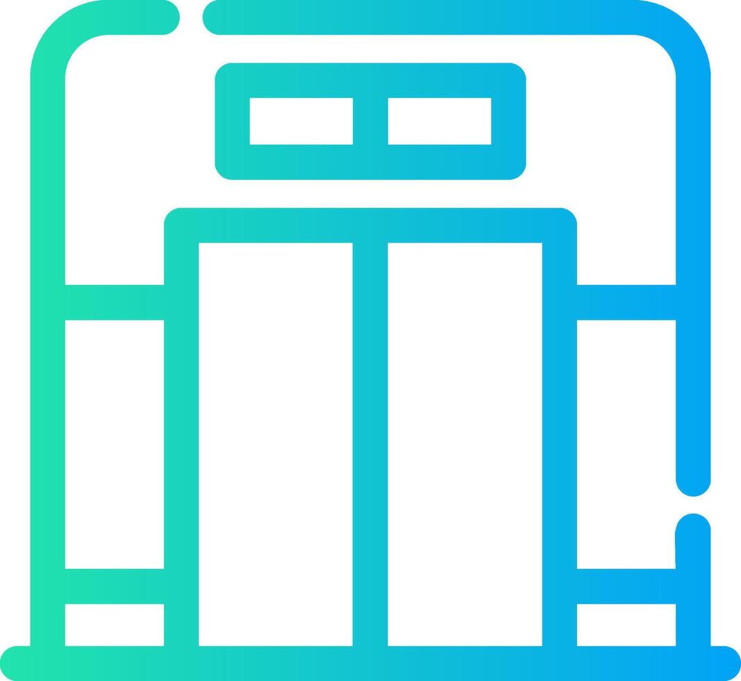Elevator Creative Icon Design vector
