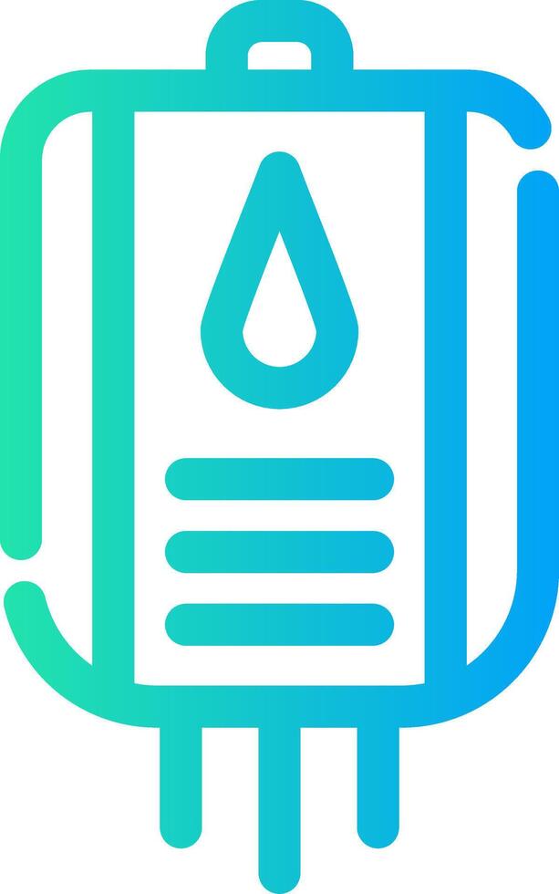 Blood Bag Creative Icon Design vector