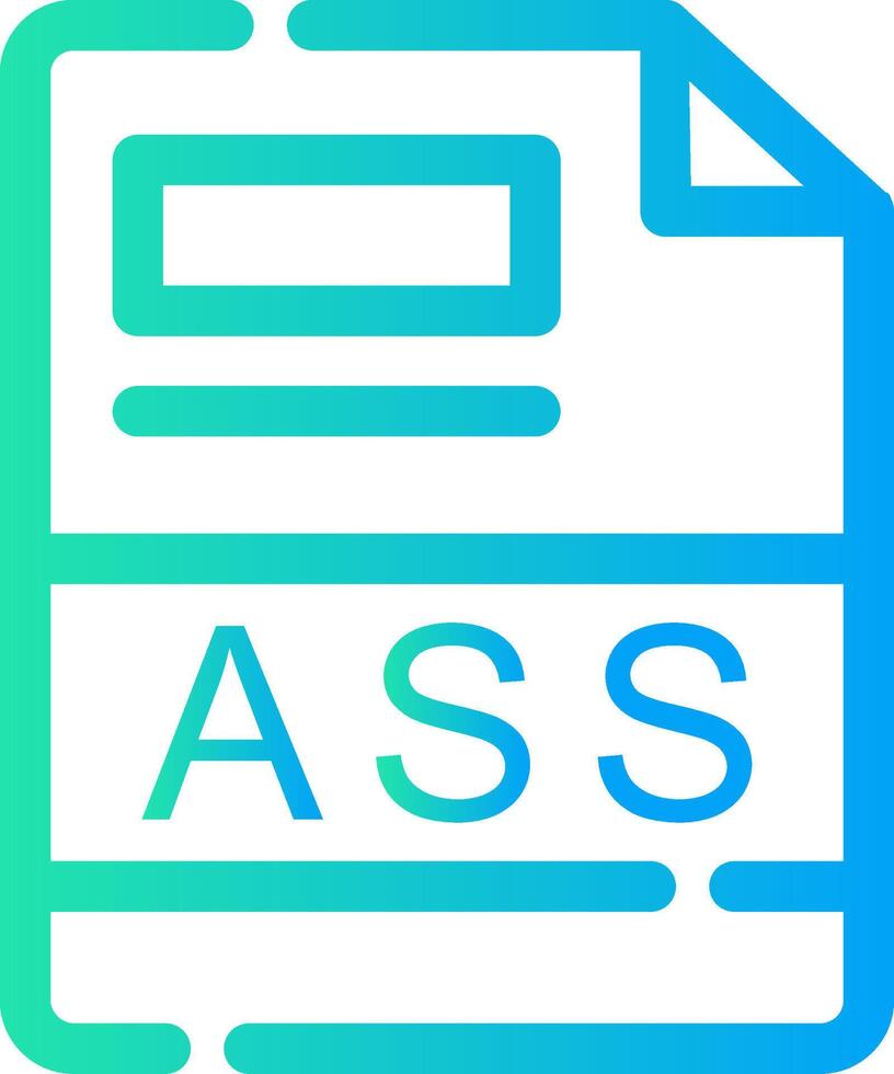 ASS Creative Icon Design vector