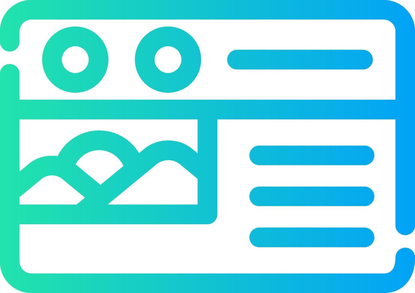 Blog Creative Icon Design vector