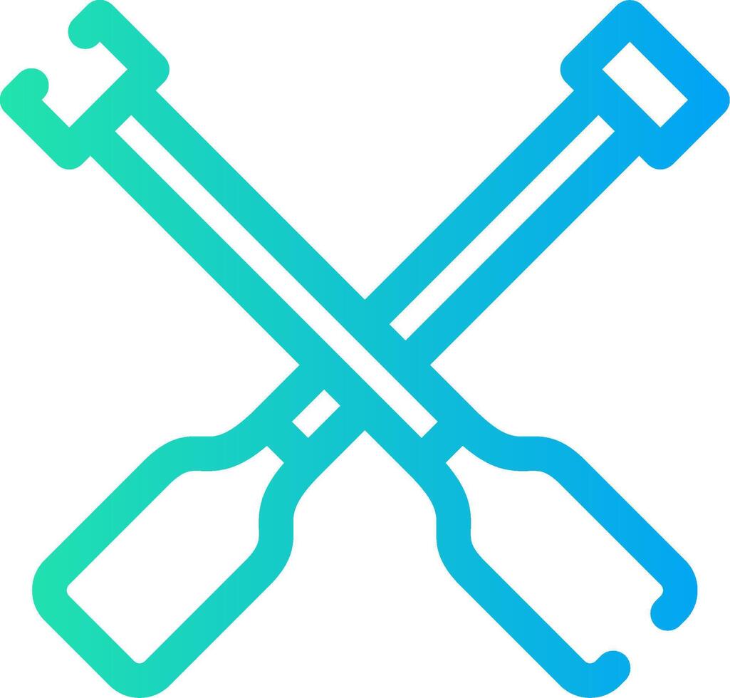Rowing Creative Icon Design vector