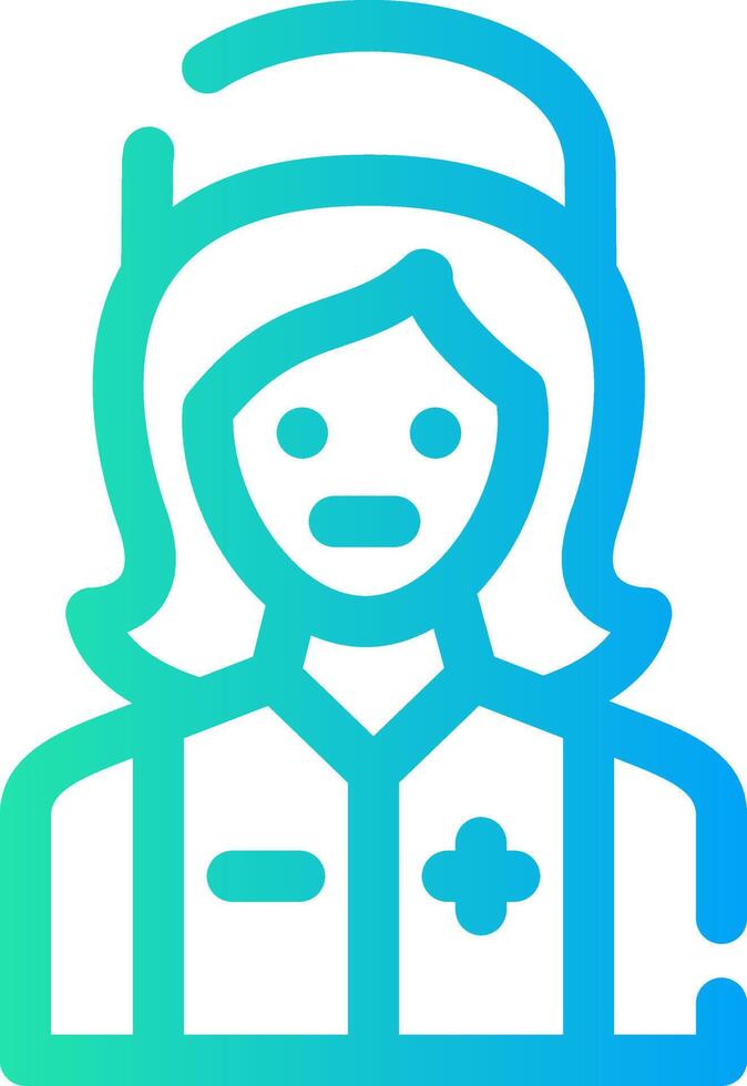 Nurse Creative Icon Design vector