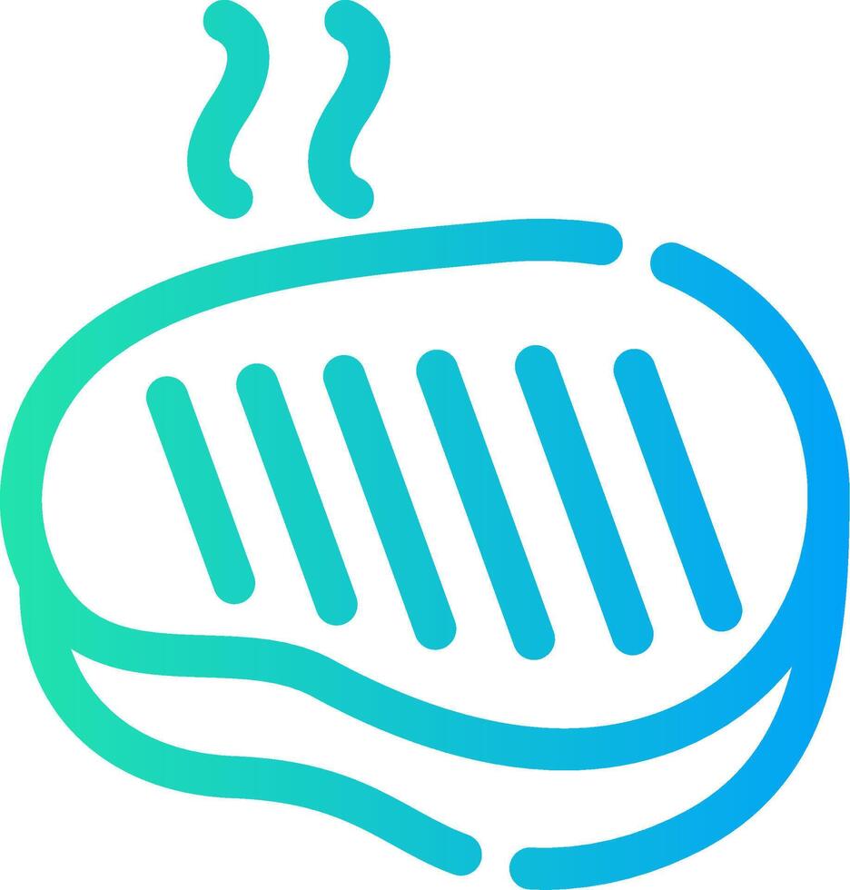 Steak Creative Icon Design vector