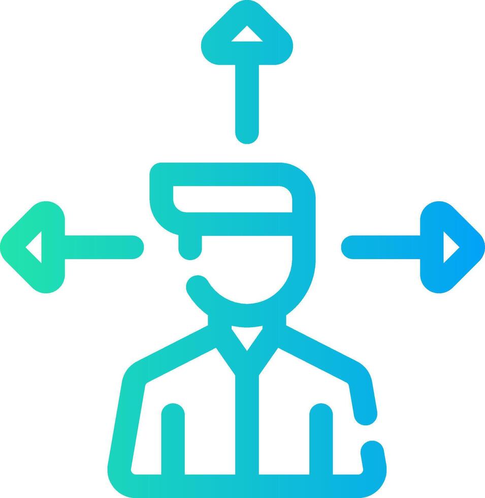 Outsource Management Creative Icon Design vector