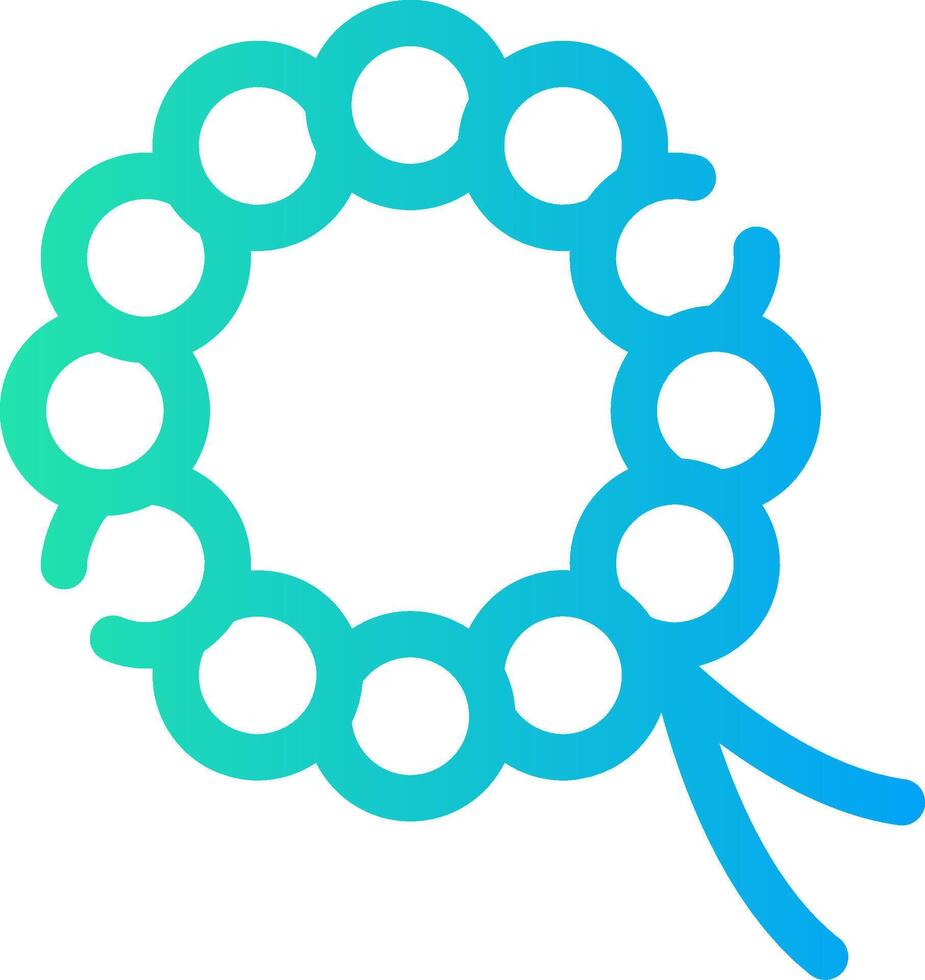 Rosary Creative Icon Design vector