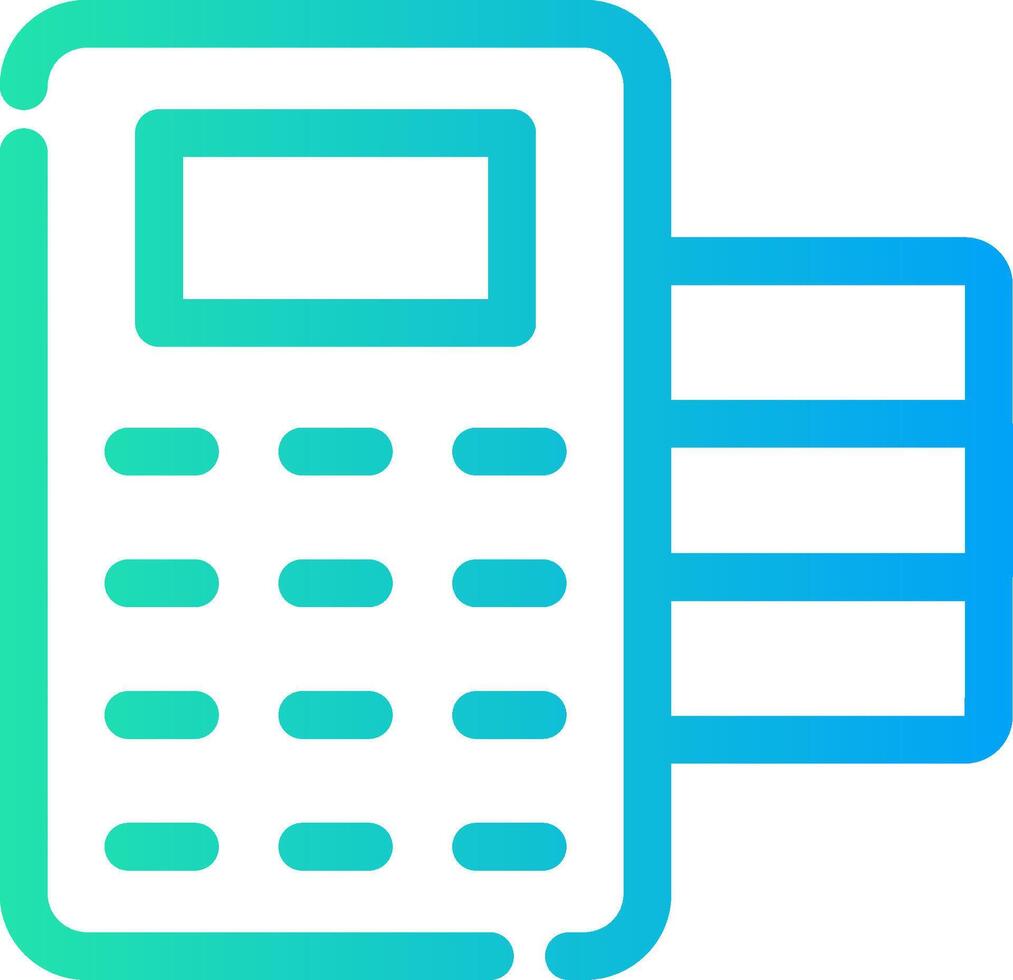 POS Terminal Creative Icon Design vector