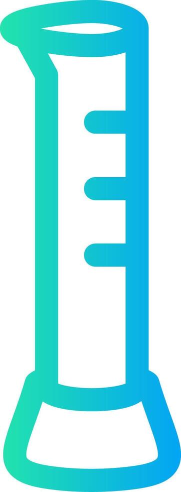 Graduated Cylinder Creative Icon Design vector