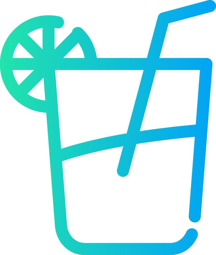 Cocktail Creative Icon Design vector