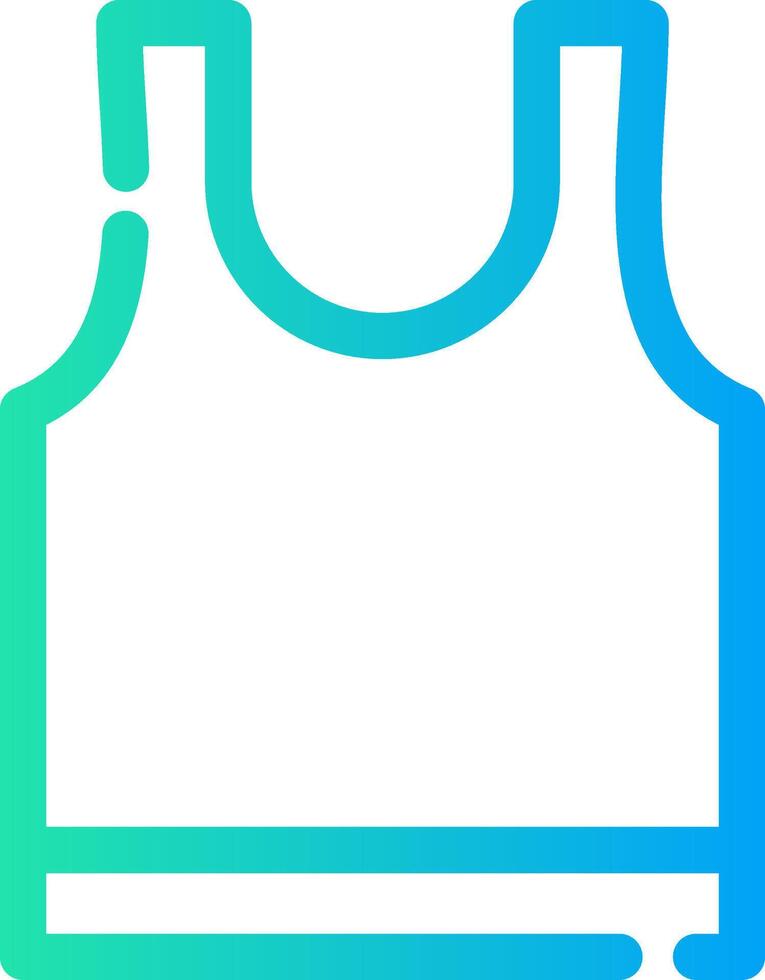 Tank Top Creative Icon Design vector