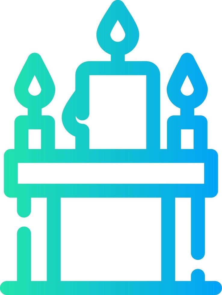 Candles Creative Icon Design vector