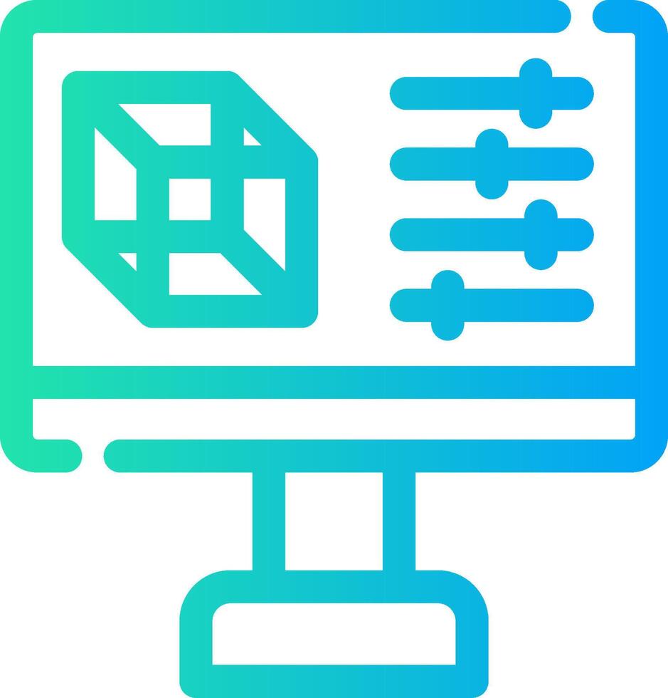 Simulation Creative Icon Design vector