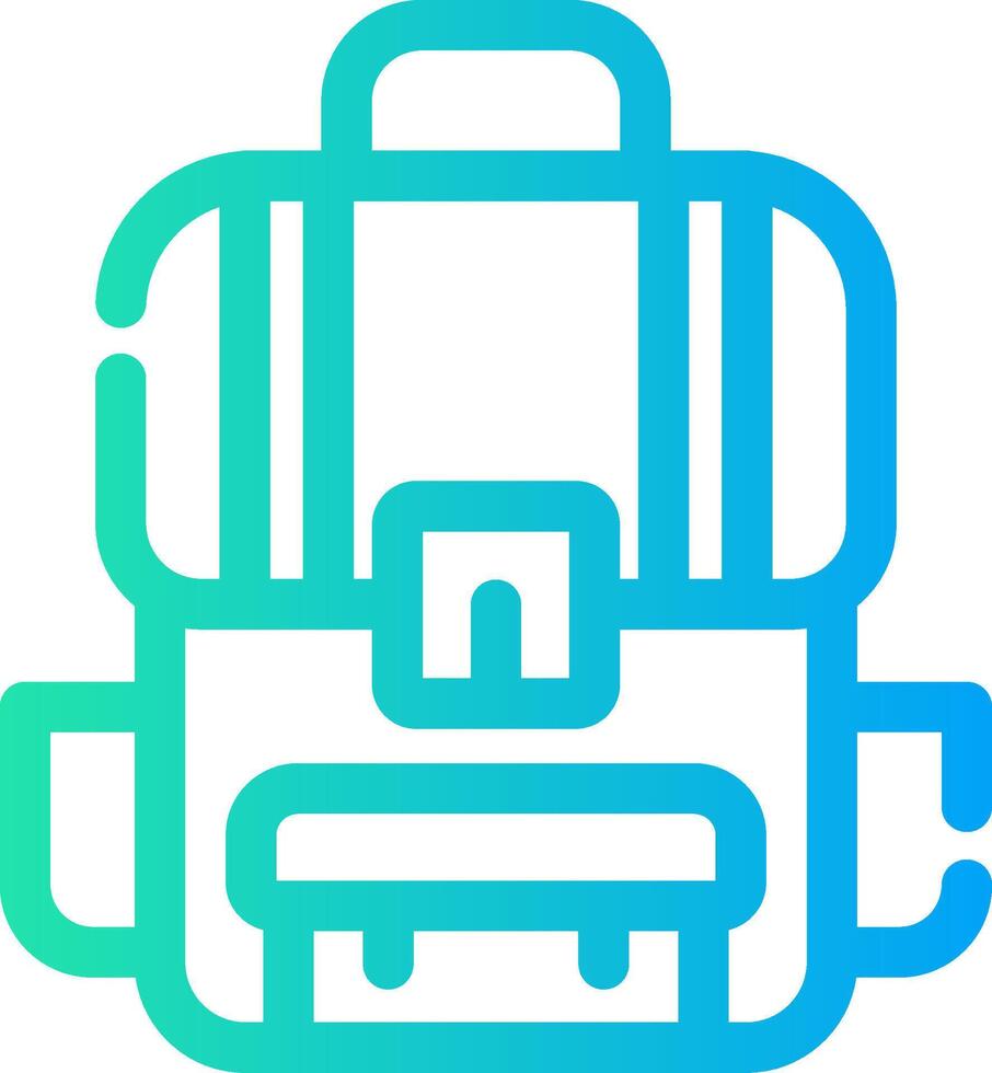 Backpack Creative Icon Design vector