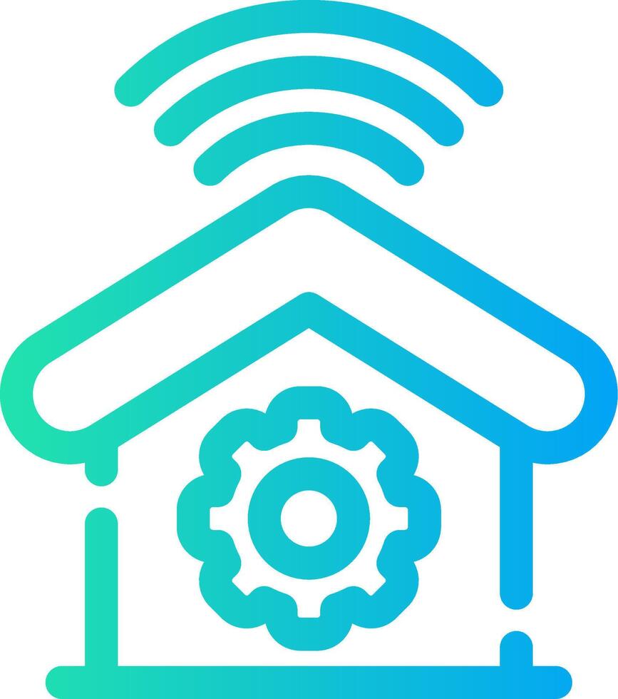 Home Automation Creative Icon Design vector