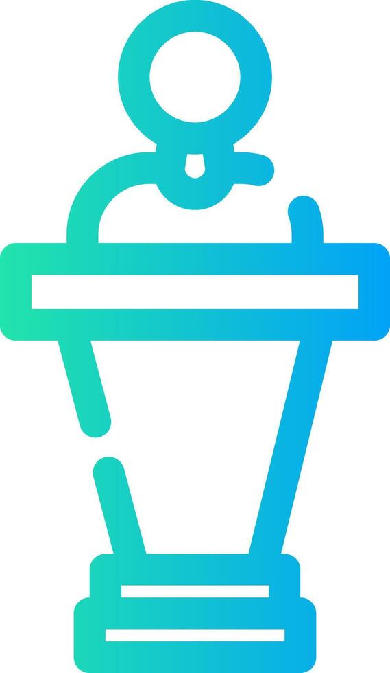 Politician Creative Icon Design vector