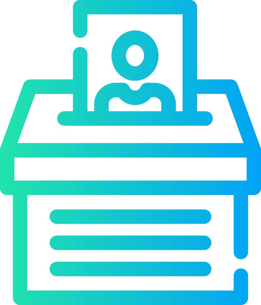 Ballot Creative Icon Design vector